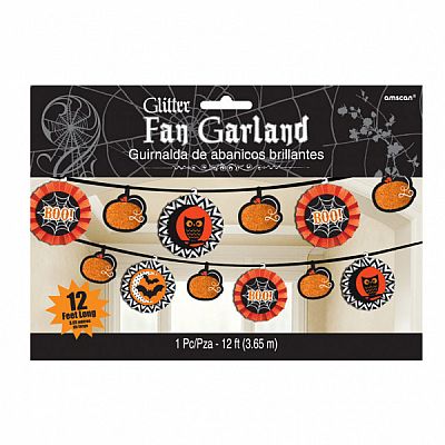 Papierová girlanda Halloween Boo 365 cm