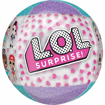 Fóliový balónik gule Lol Surprise 40 cm