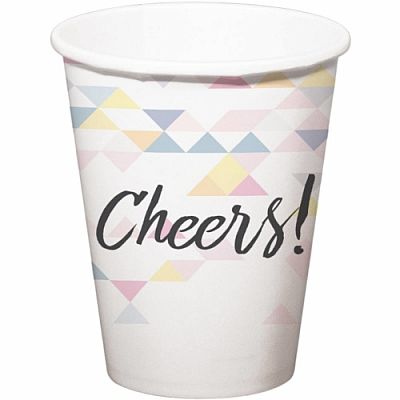 Papierové kelímky perleťové Cheers 6 ks