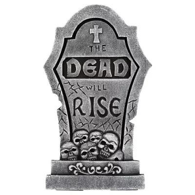 Halloweenska dekorácia Náhrobok - The Dead will rise 56 cm
