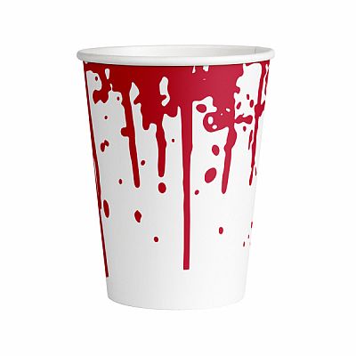 Papierové kelímky Halloween - Help 8 ks
