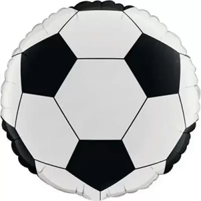 Foliový balónik futbalová lopta 45 cm - Nebalená