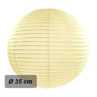 Lampión okrúhly 35 cm šampaň