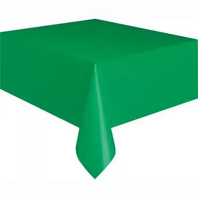 Plastový párty obrus zelený 137 x 274 cm