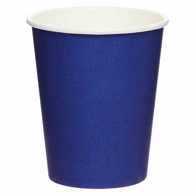 Papierové tégliky tmavo modré 8 ks