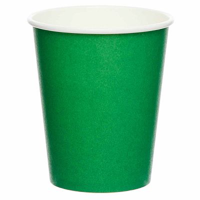Papierové tégliky tmavo zelené 8 ks