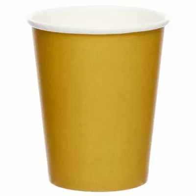 Papierové kelímky zlaté 8 ks