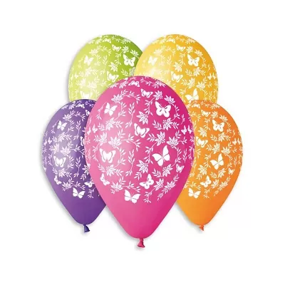 Latexový balónik motýlikovia 30 cm
