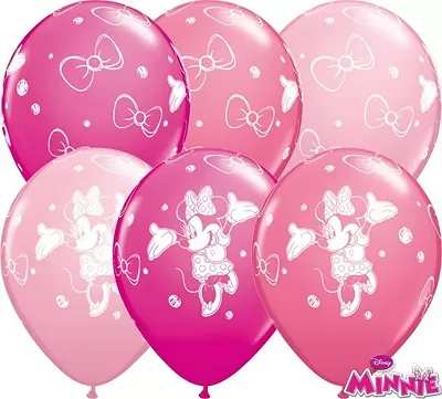 Latexový balónik Minnie Mouse 30 cm