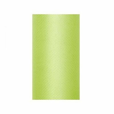 Tyl dekorační světle zelený 30 cm x 9 m