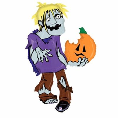 Fóliový balónik Zombie - Nebalený