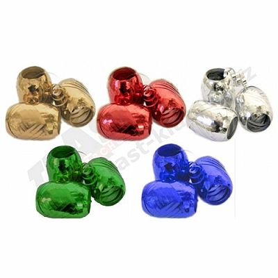 Stuha na balóniky a darčeky metalická - 20 m