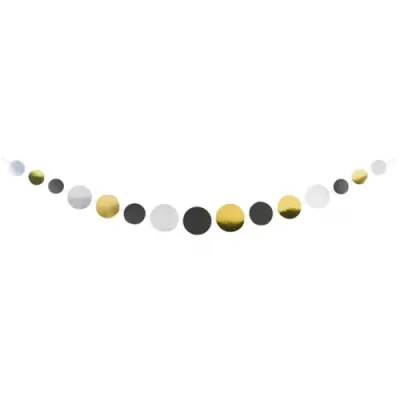 Girlanda kolieska Silver and Gold 170 cm