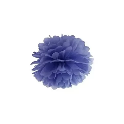 Pom pom tmavomodrý - 25 cm