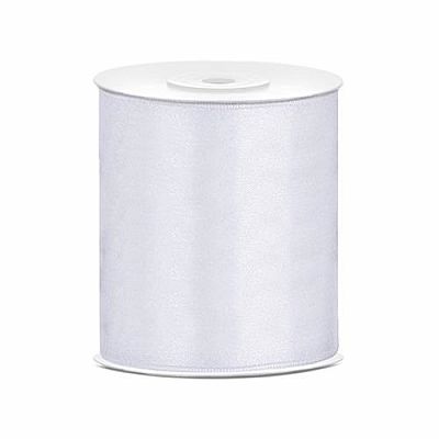 Saténová stuha biela 10 cm x 25 m