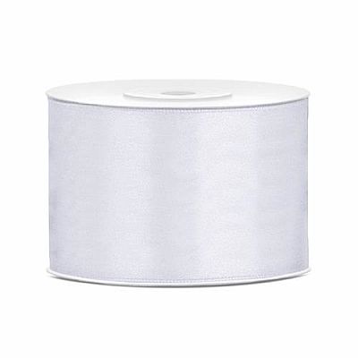 Saténová stuha biela 5 cm x 25 m