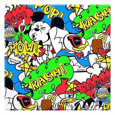 Papierové párty obrúsky Mickey Super Cool 20 ks