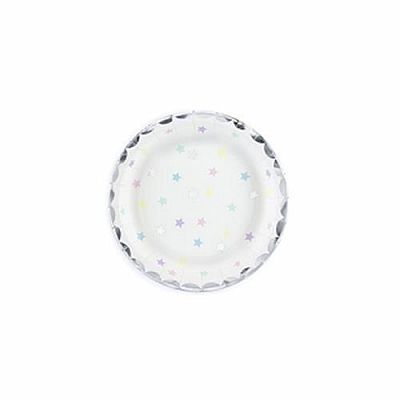 Papierové tanieriky Jednorožec 18 cm 6 ks