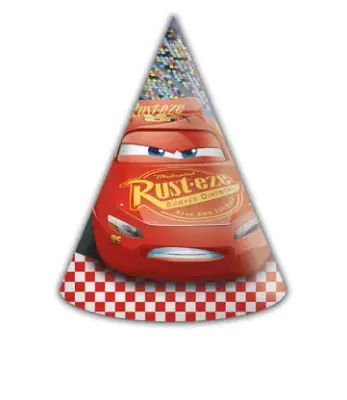 Party čiapočky Cars 3 6 ks
