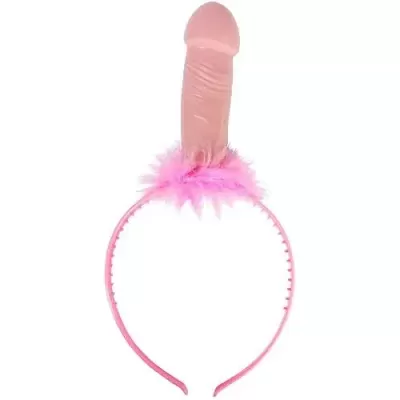 Čelenka penis s krúžkami Party hra