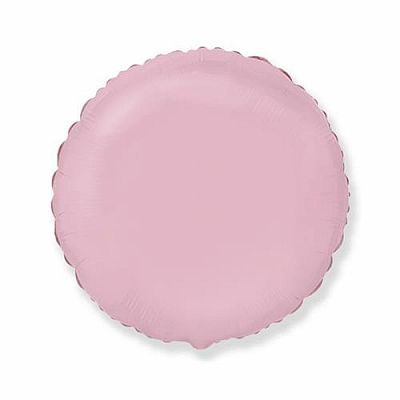 Fóliový balónik kruh baby pink 46 cm