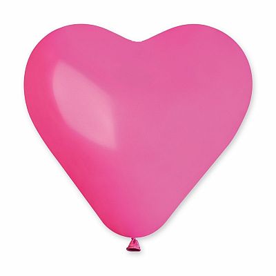 Dekoračný latexový balónik srdca ružové 30 cm