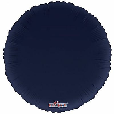 Fóliový balónik kruh navy blue 46 cm