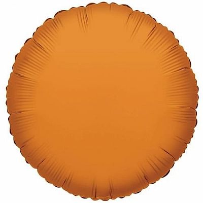 Fóliový balónik kruh oranžová 46 cm