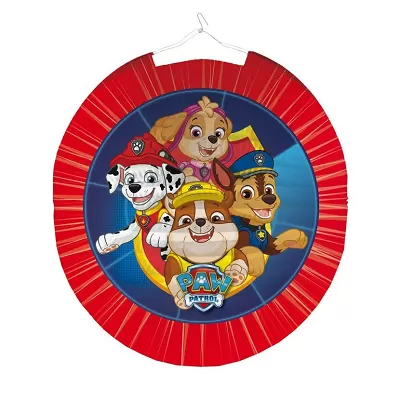 Závěsný lampion kulatý Tlapková Patrola 25 cm
