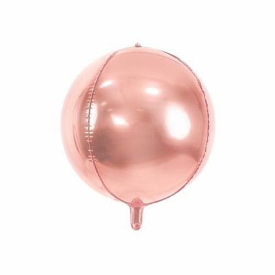 Fóliový balónik gule Ombre rose gold 40 cm