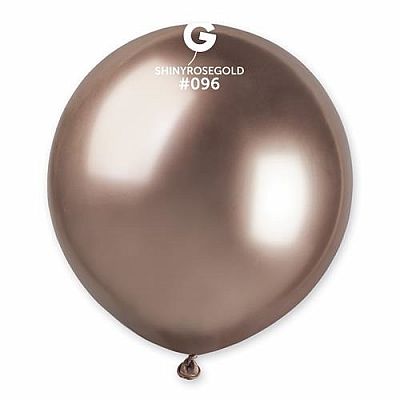 Latexový balónik chrómový rose gold 48 cm