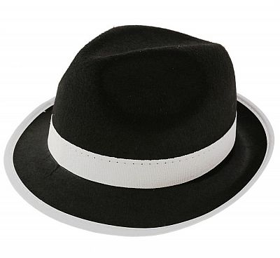 Klobouk Mafián černý