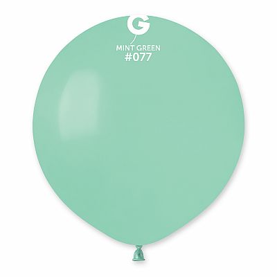 Balónik 48cm/19" #077 mätovo zelený 50 ks