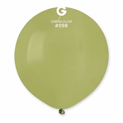 Balónik 48cm/19" #098 olivový 50 ks