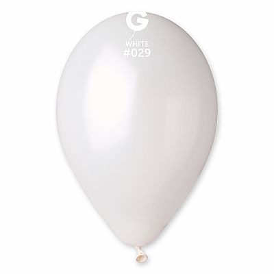 Balónik 26cm/10" #029 biely