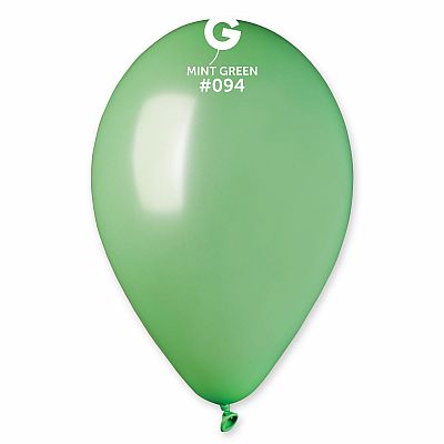 Balónik 26cm/10" #094 mätovo zelená 100 ks