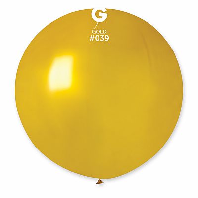 Balónik 80cm/31" #039 metal zlatá