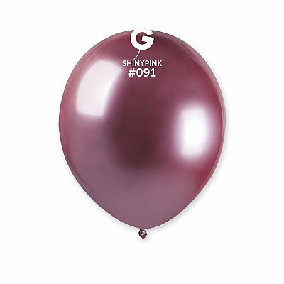 Balónik SHINY 13cm/5" #091 ružový 100 ks