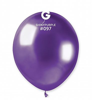Balónik SHINY 13cm/5" #097 fialový