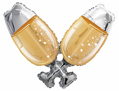 Foliový balónek - Champagne sklo 91cm