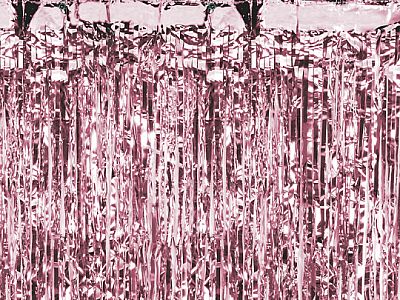 Party záves rose gold 90 x 250 cm