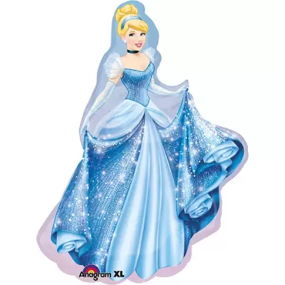 Foliový balonek Disney princezny Popelka 71 x 84 cm