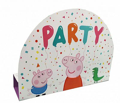 Party pozvánky Prasiatko Peppa New - 8 ks