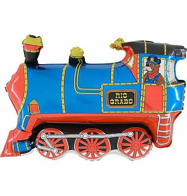 Fóliový balónik MINI Mašinka Modrá 35cm