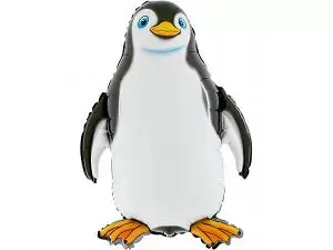 Fóliový balónik MINI Tučniak Čierny 35cm