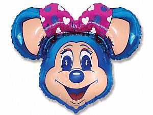 Fóliový balónik BABSY Mouse Modrá 68cm