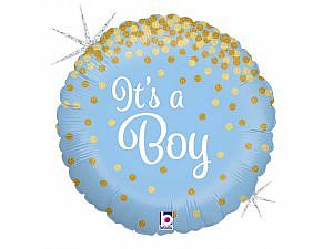 Fóliový balónik Its a Boy Trblietavý 46cm