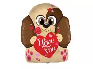 Fóliový balónik Šteňa ILY 46cm