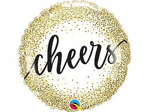 Fóliový balónik Kruh - Cheers! 45cm