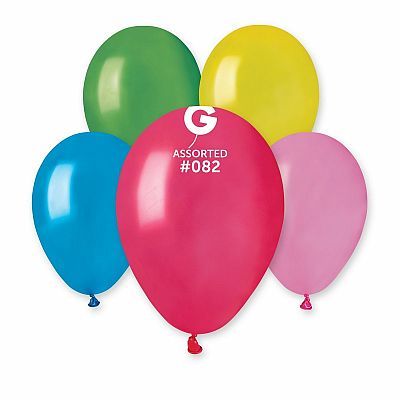Balónek metal 21cm party mix (100ks/bal)